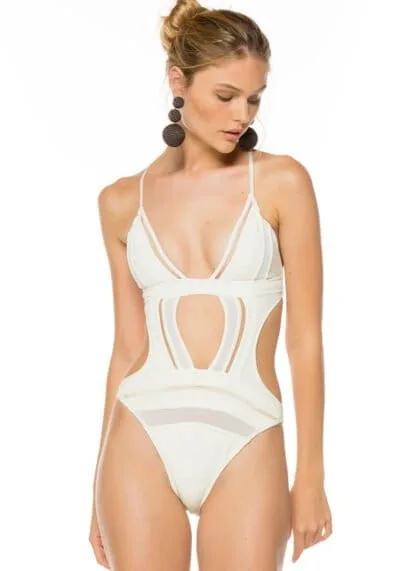 Agatha Moonlight White One Piece