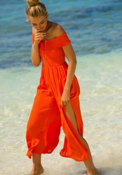 Sao Paulo Poppy Romper