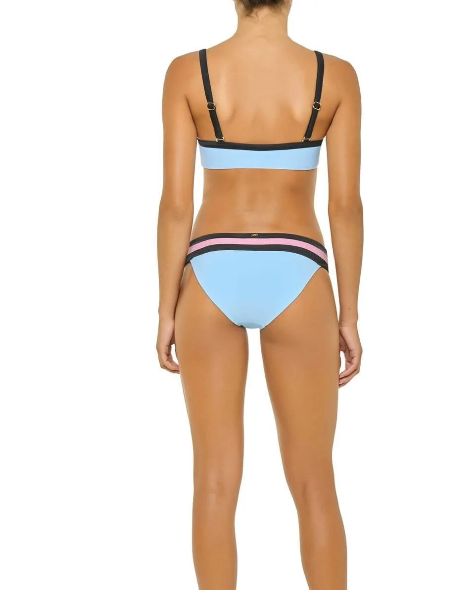 PilyQ – Color Block Pebble Blue Full Bottom